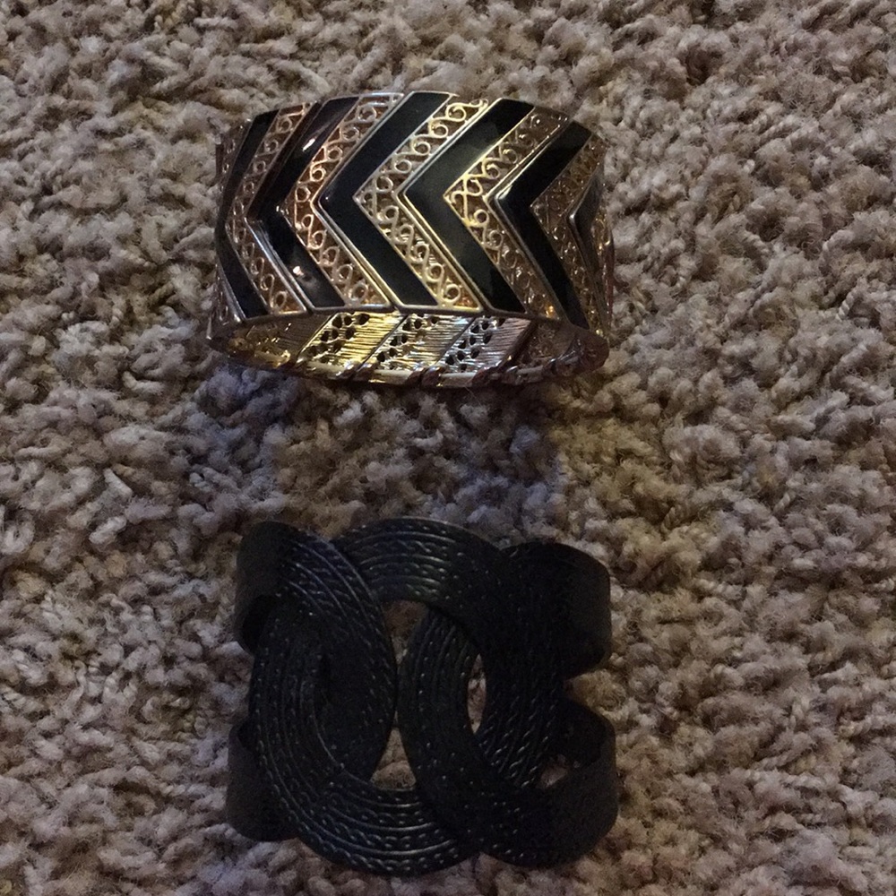 Two bracelets gently used super cute!